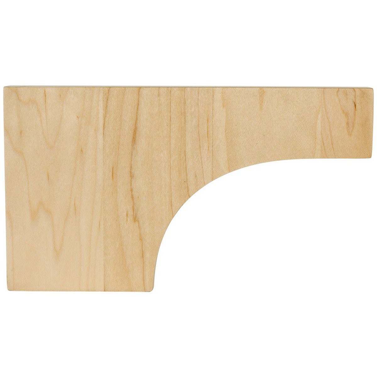 Hardware Resources Rubberwood Cove Pedestal Foot (L or R)