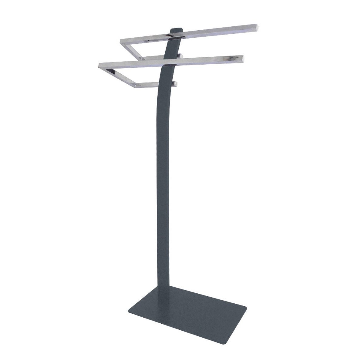 Kingston Brass SCC839X-P Edenscape Pedestal Dual Towel Rack