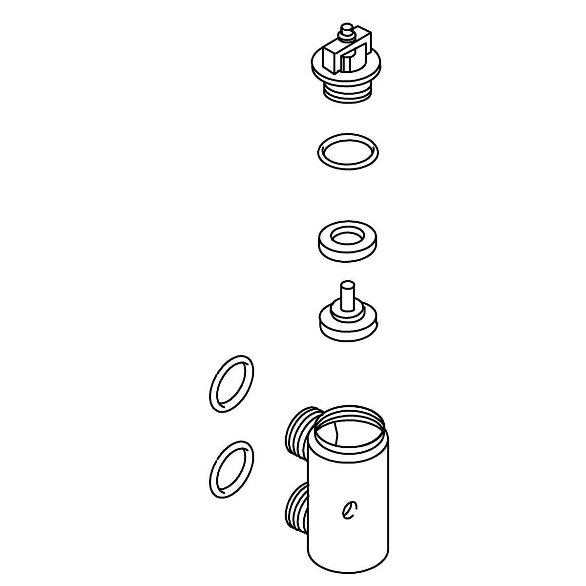 KOHLER K-21289 Body Assembly Vacuum Breaker