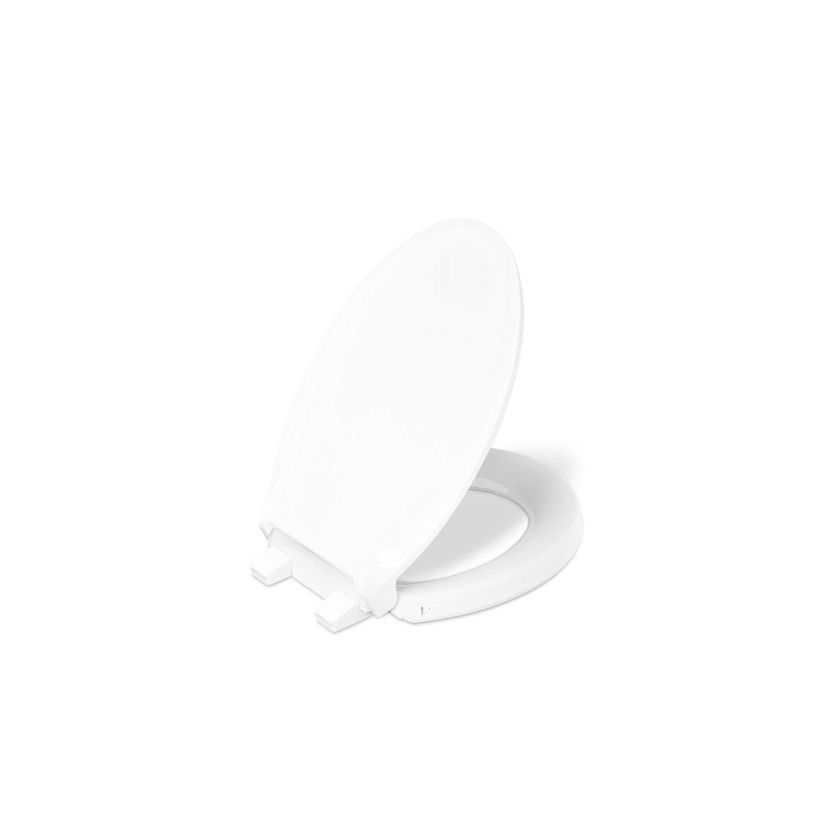 KOHLER K-33728-0 K-33728 Cachet Heated ReadyLatch Quiet-Close Round-front Toilet Seat