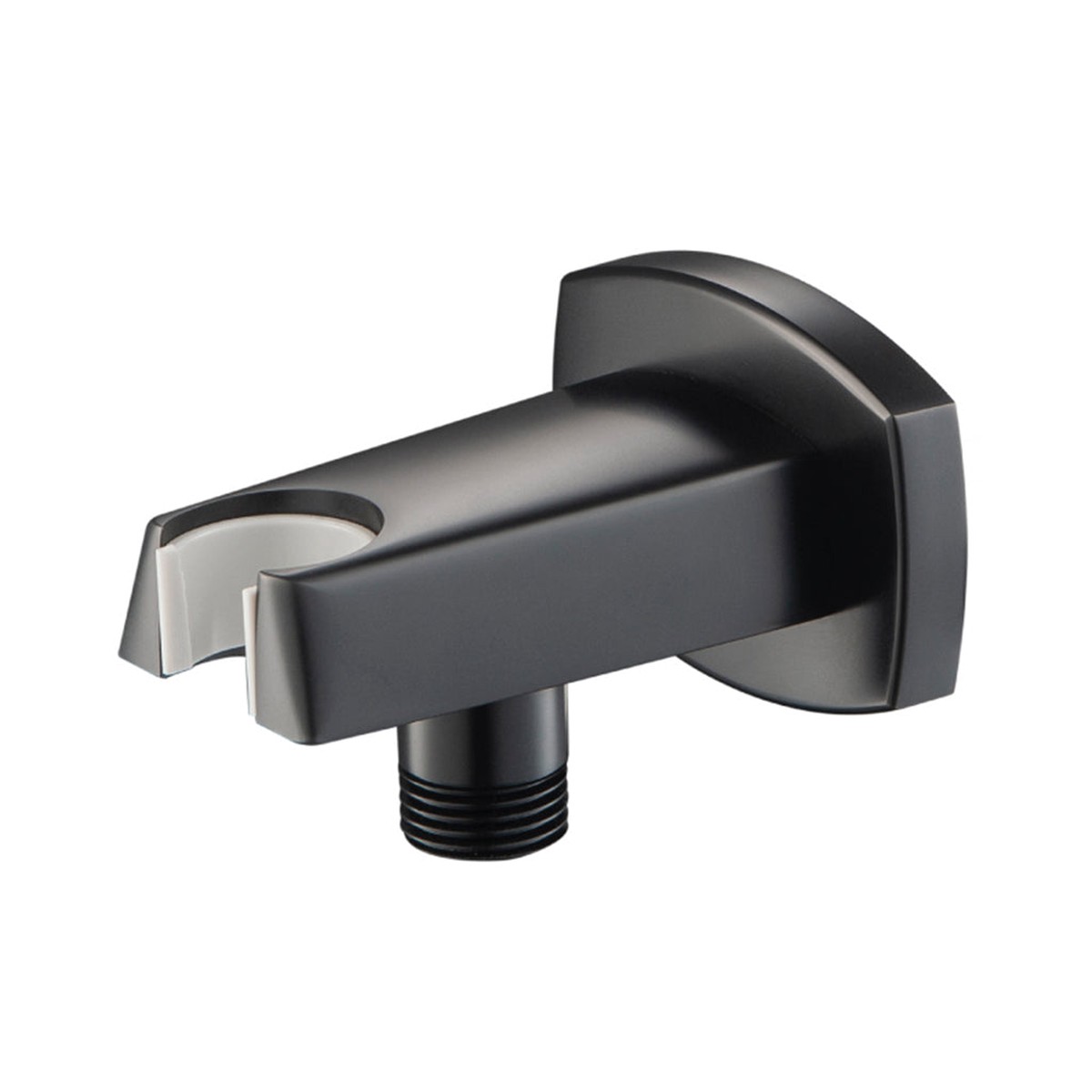 Serie 240 Hand Shower Holder Connector - Wall Mount - 3 BrassMatt Black