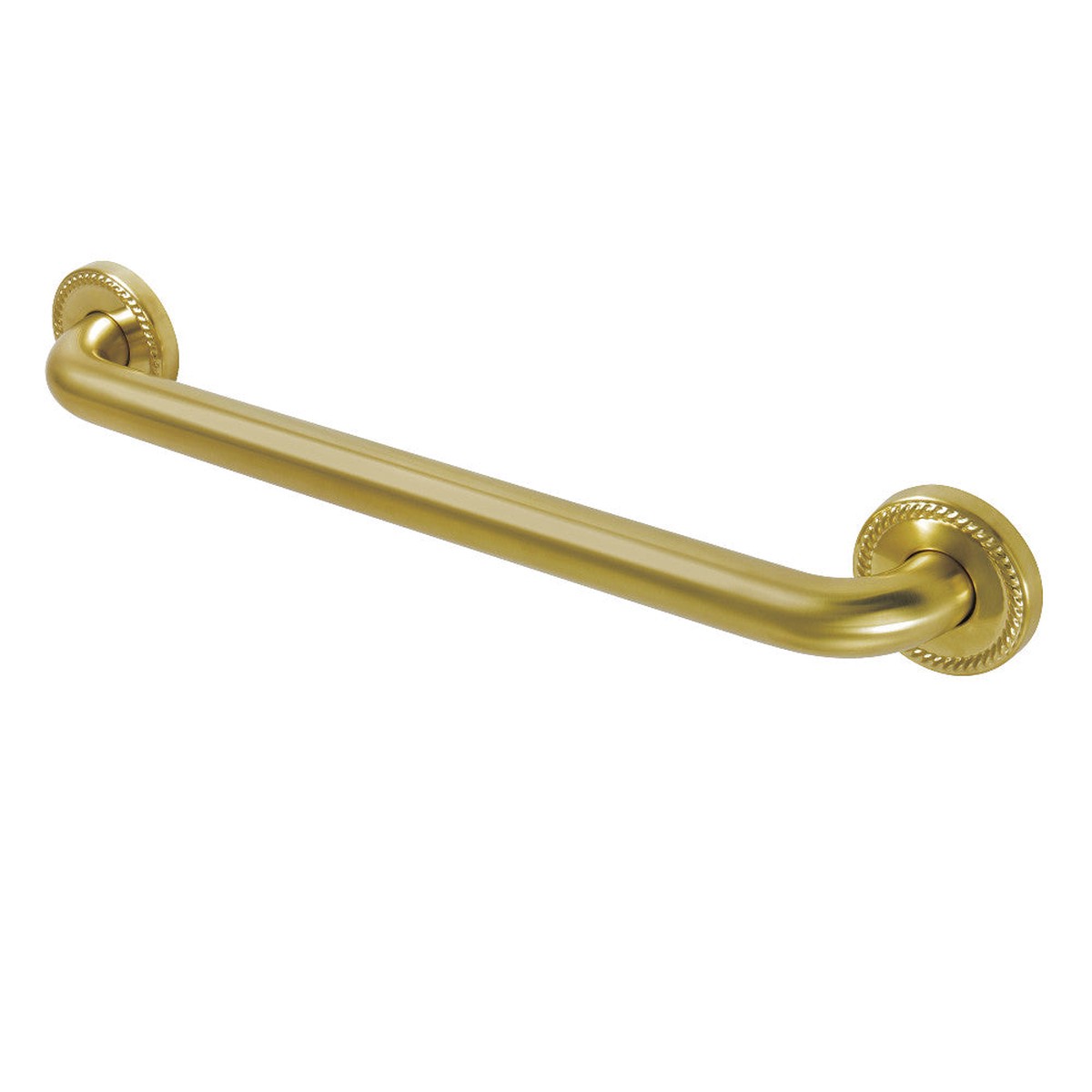 Laurel 18 Brass Decorative Grab Bar in Brushed Brass