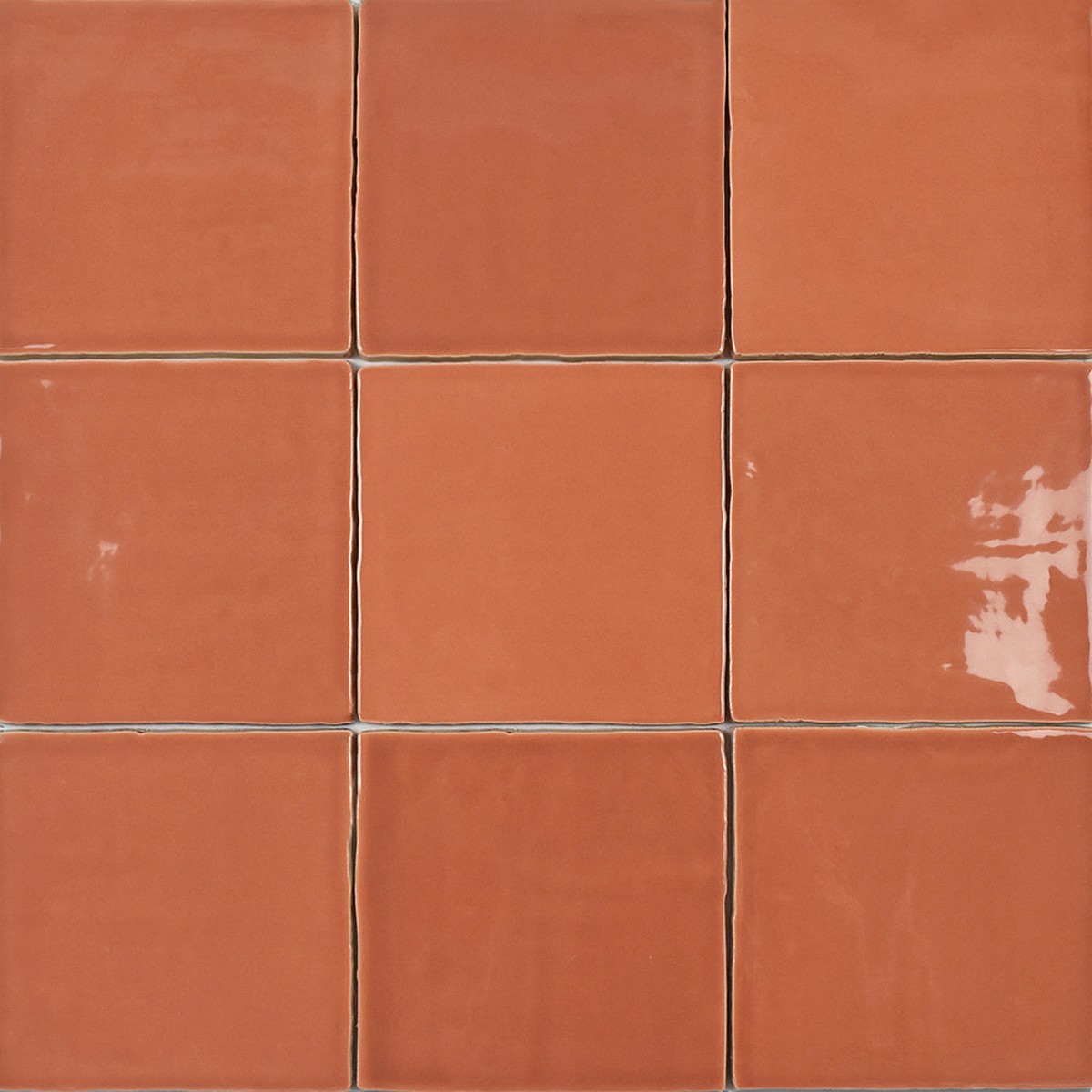 St Tropez Coral Wall Tile - Wall Mount - 5 x 5 CeramicCoral