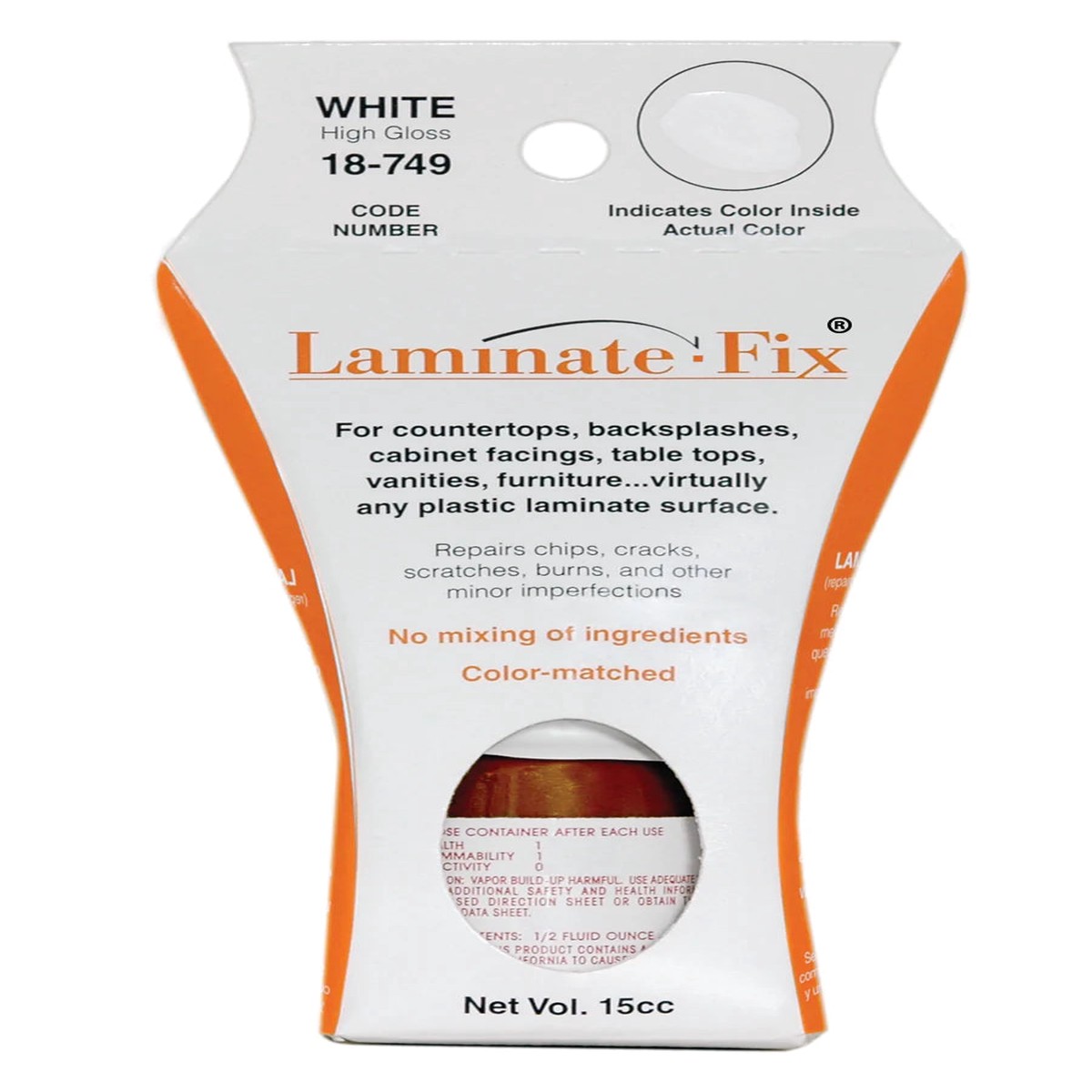 18-749 High Gloss White Laminate-Fix