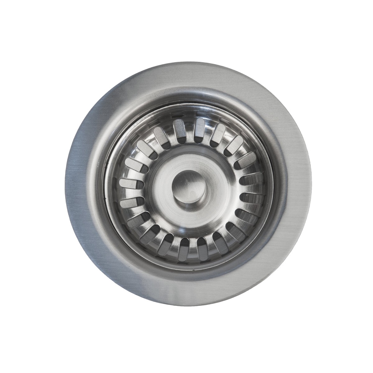 35 Kitchen Prep Bar Basket Strainer Drain Brushed Nickel