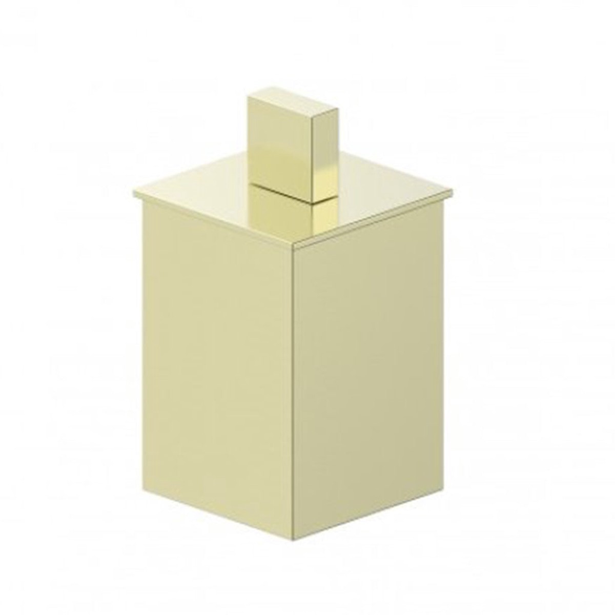 Berlin Large Cotton Box - Free Standing - 7 BrassBrushed Brass