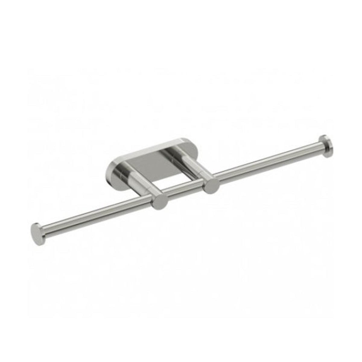 Circo Double Toilet Paper Holder - Wall Mount - 14 BrassBrushed Nickel