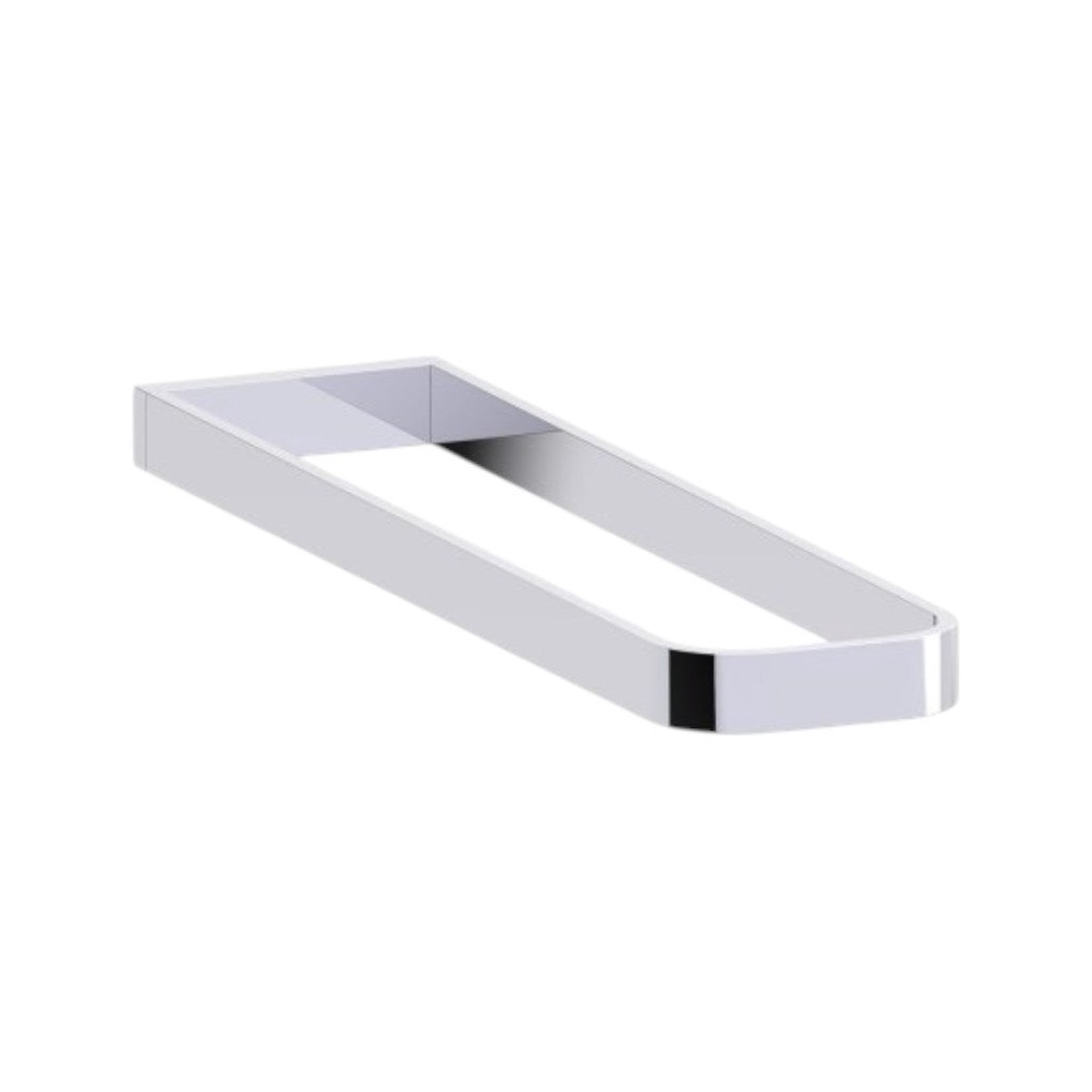 Cologne Perpendicular Single Towel Bar - Wall Mount - 16 BrassPolished Chrome
