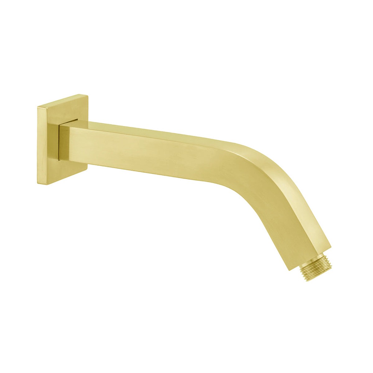 Devon 45 Degrees Shower Arm - Wall Mount - 8 BrassSatin Brass