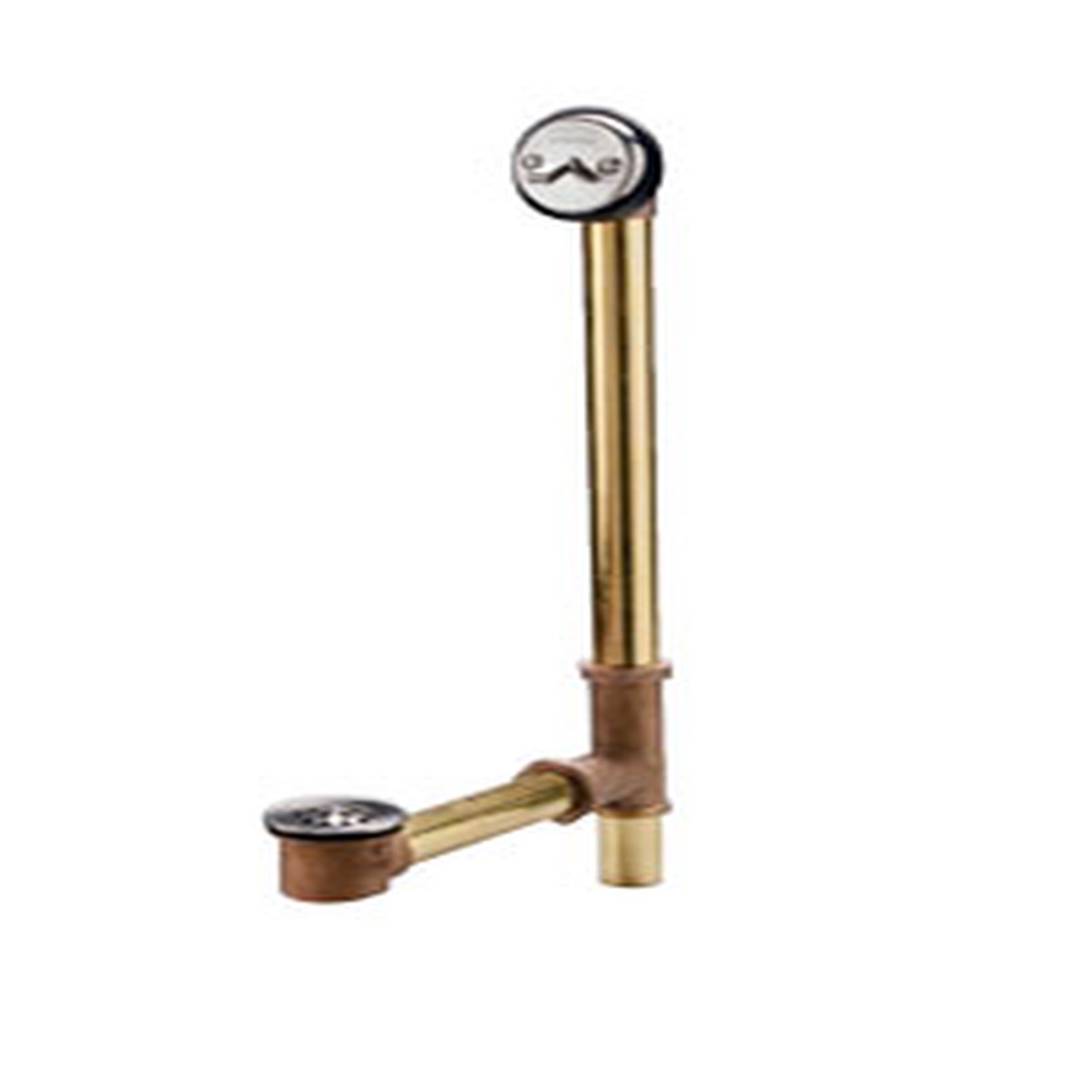 Gerber G00N1813 Classics Trip Lever Drain for Roman Tub Brushed Nickel
