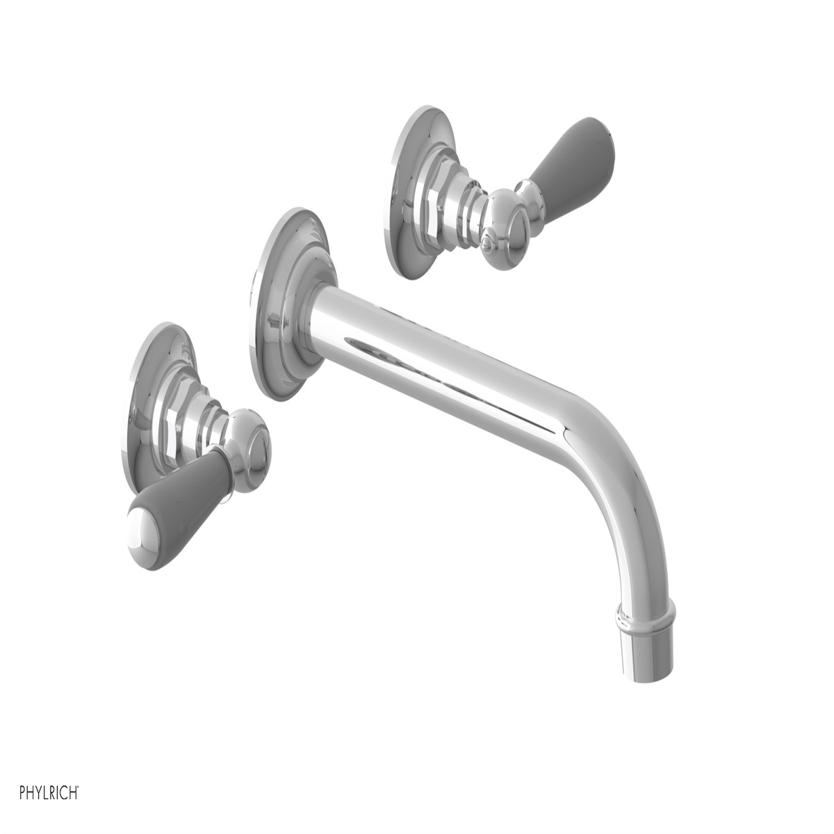 JAMESTOWN Wall Tub Set - Lever Handle with Grey Accents 165-57