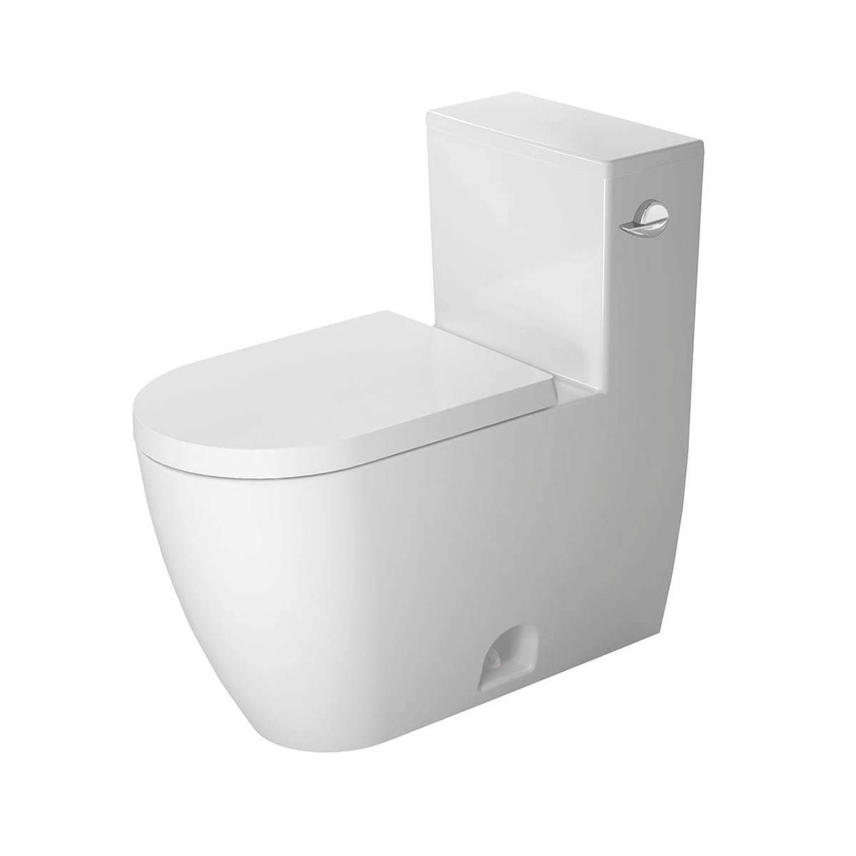 ME By Starck Elongated Complete Single Flush Right Lever One Piece Toilet - Floor Mount - 16 PorcelainWhite