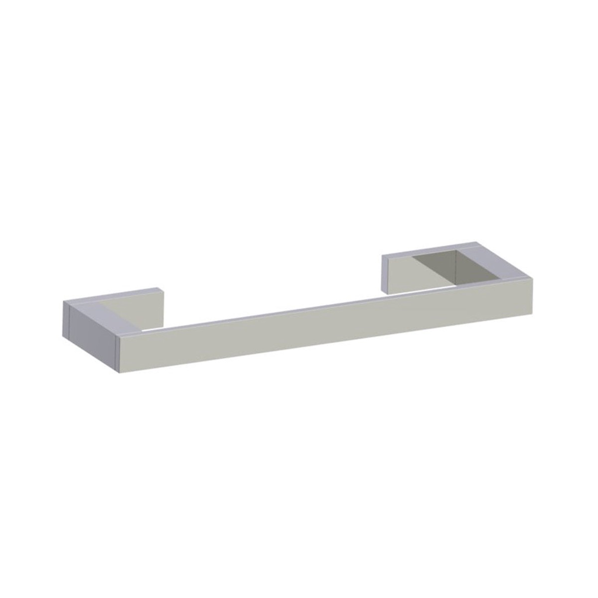 Munich Single Towel Bar - Wall Mount - 12 BrassPolished Nickel