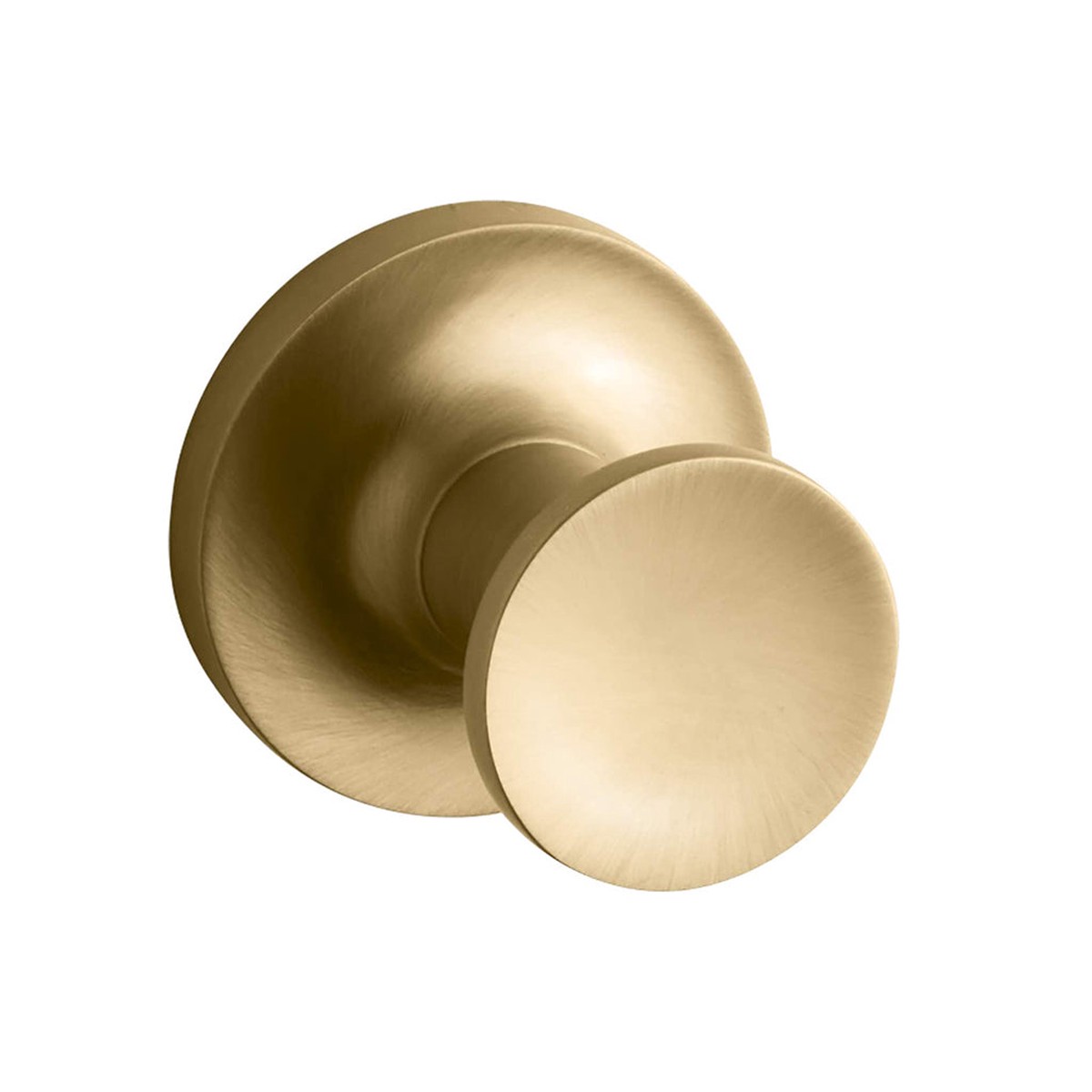 Purist Single Hook - Wall Mount - 2 BrassBrushed Brass