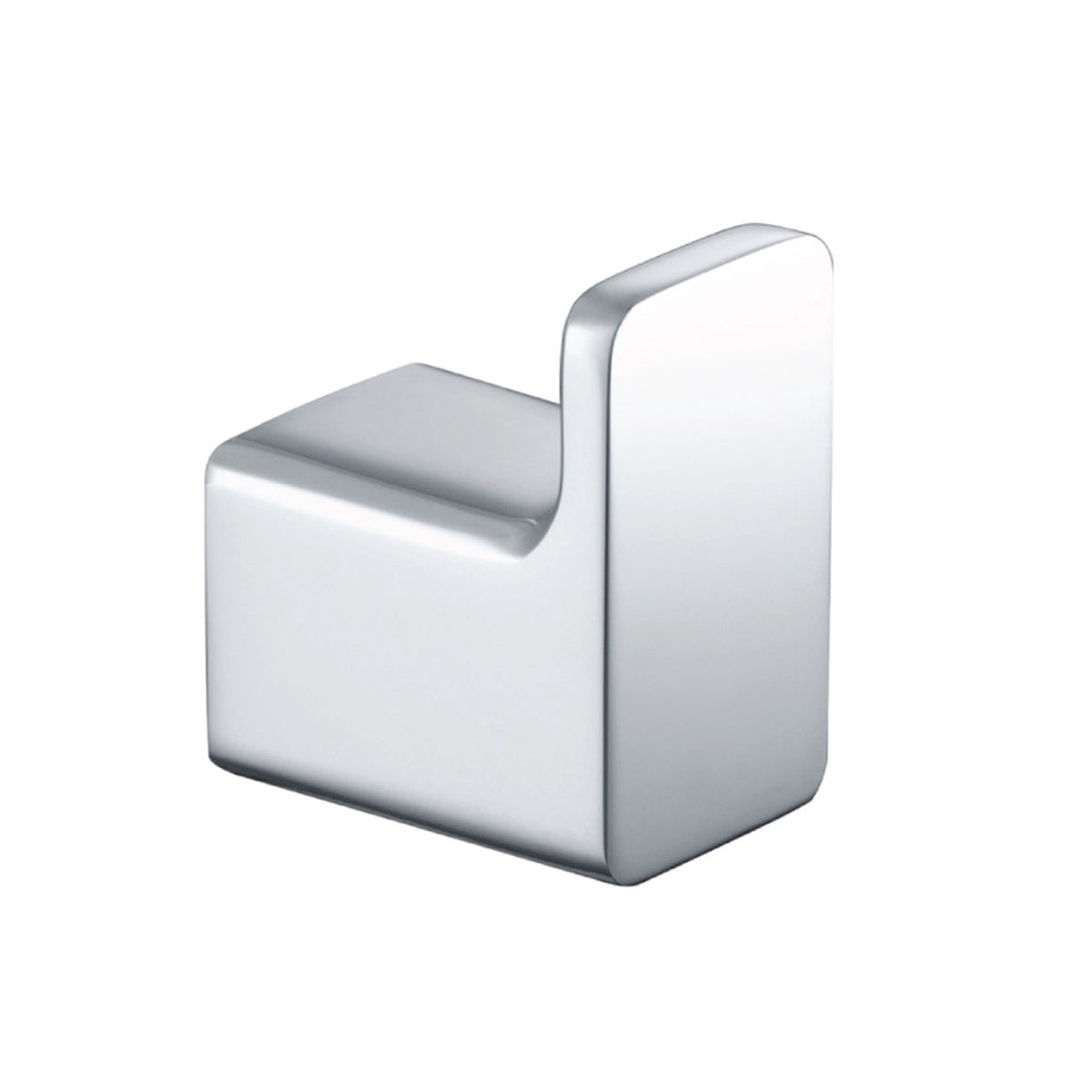 Serie 196 Single Hook - Wall Mount - 2 BrassPolished Chrome