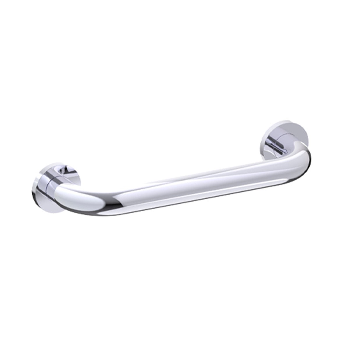 Series 4 Round Grab Bar - Wall Mount - 12 ZincStainless SteelPolished Chrome