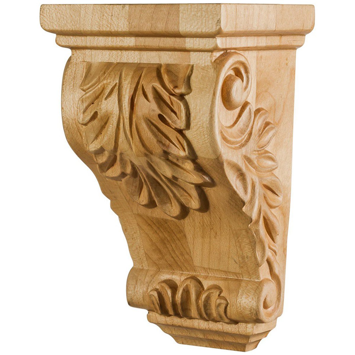 Hardware Resources 3 x 2-12 x 5 Small Hard Maple Acanthus Corbel