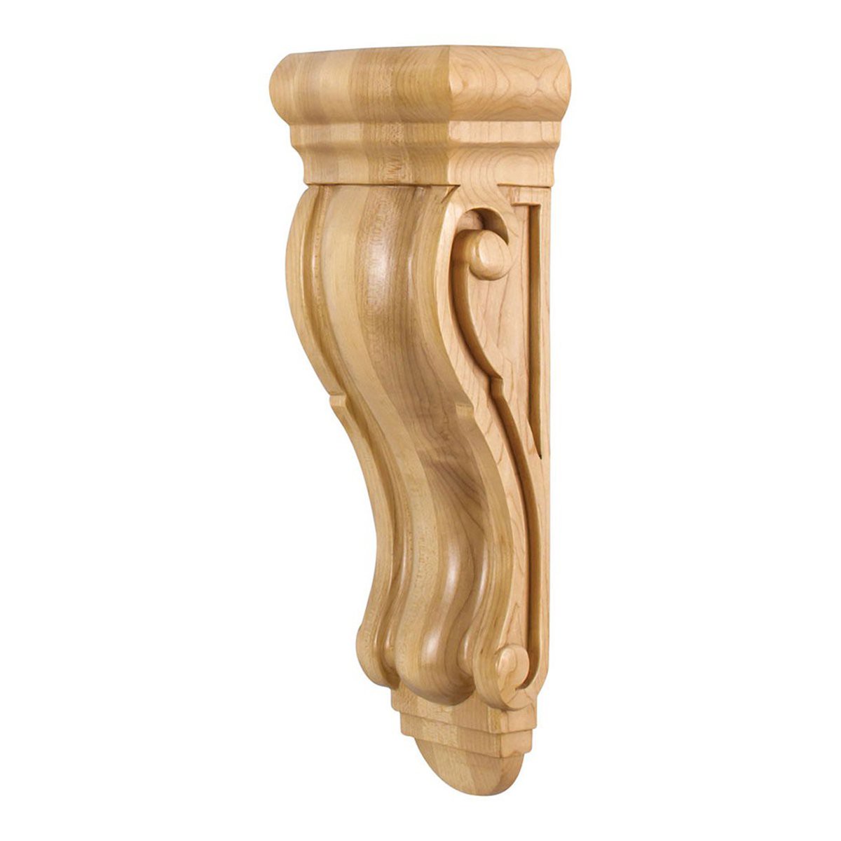 Hardware Resources 5 x 3-516 x 14 Cherry Rounded Scrolled Corbel