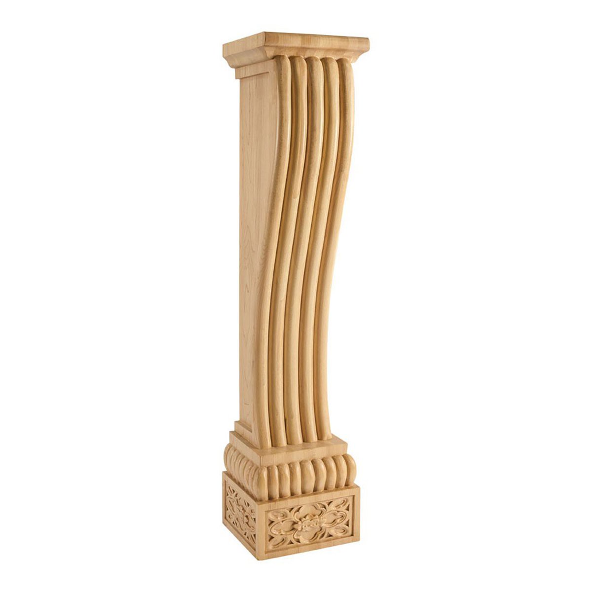Hardware Resources Alder Baroque Traditional Fireplace Corbel