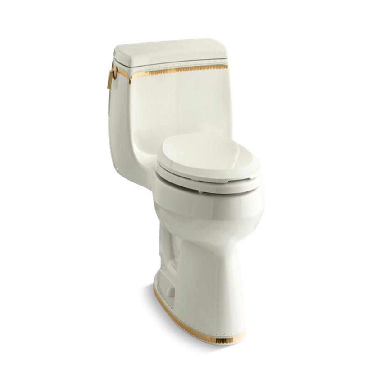 KOHLER K-14345-WF Gabrielle ComForteeight one-piece elongated 128 gpf toilet in Biscuit