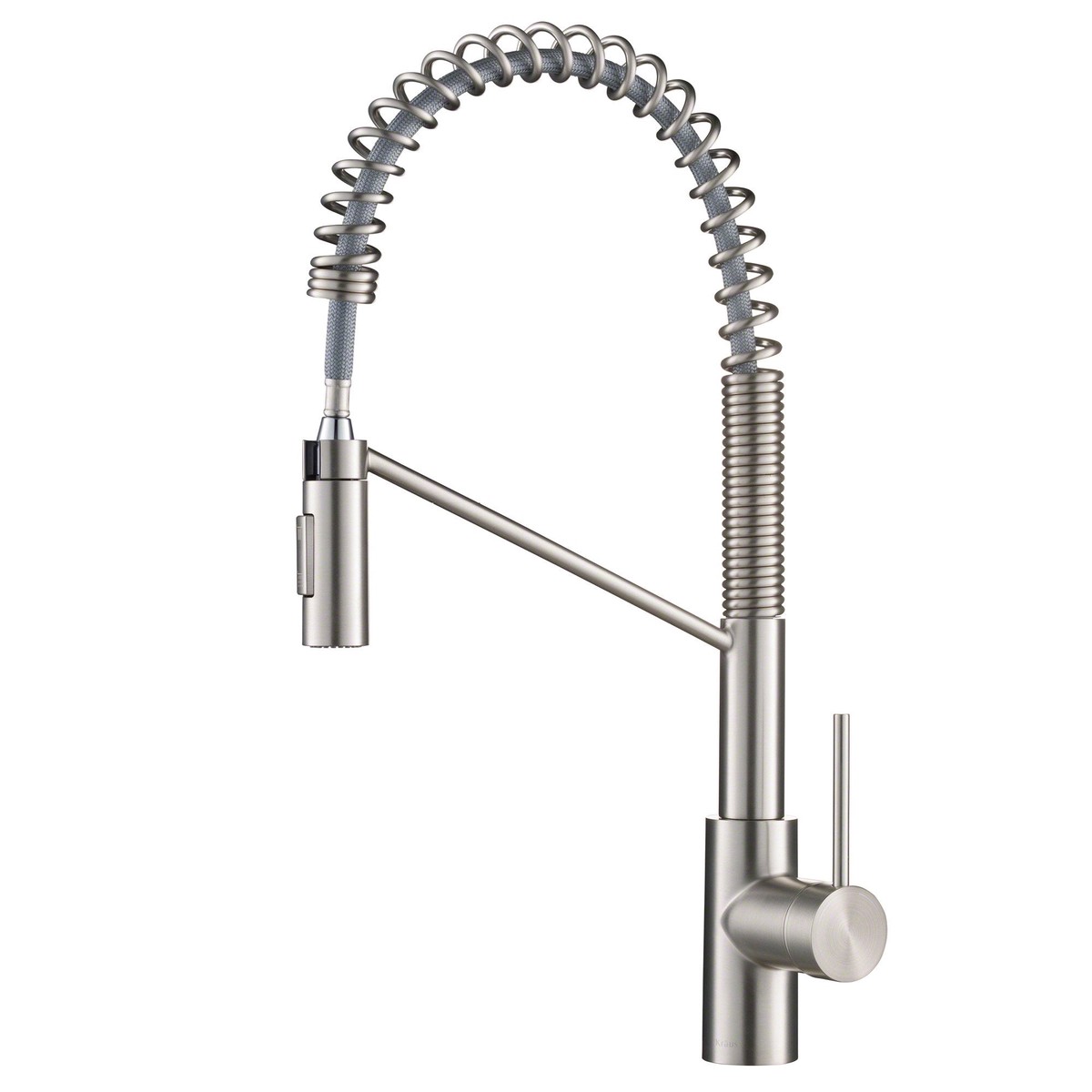 KRAUS Commercial Pull Down Kitchen Faucet in Spot-Free Stainless Steel