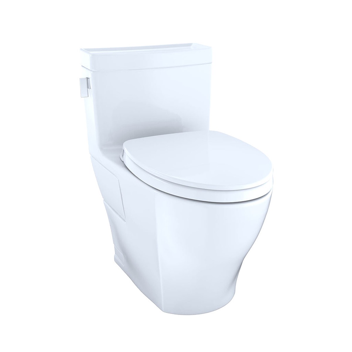 Legato Elongated Complete One Piece Toilet - Floor Mount - 16 Vitreous ChinaCotton