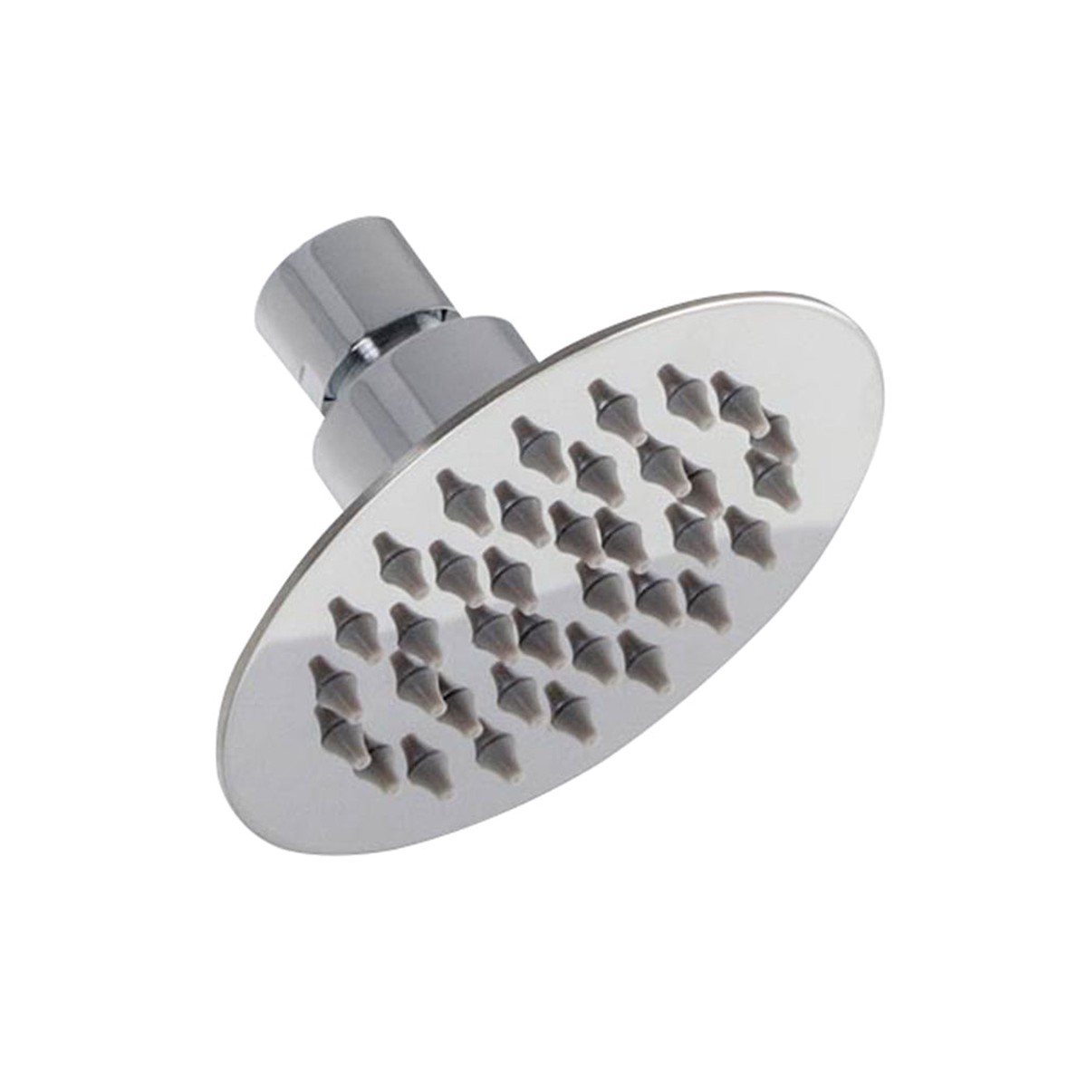 Metro Sharp Nozzles Slim Shower Head - Wall Or Ceiling Mount - 4 Stainless SteelPolished Chrome