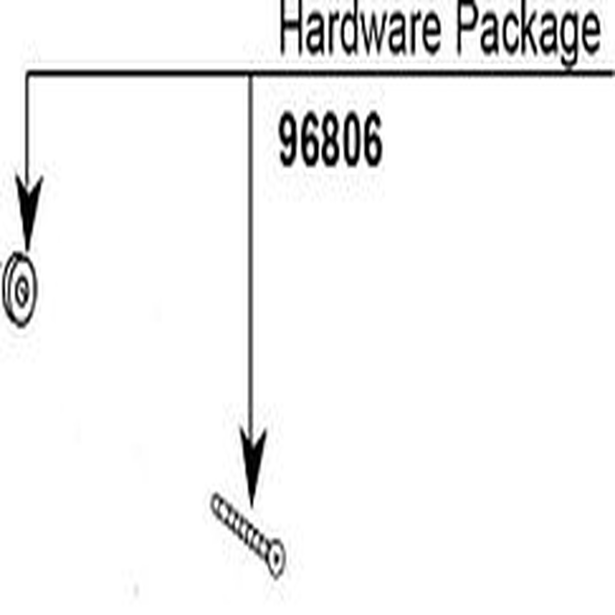 Moen 96806 Hardware kit
