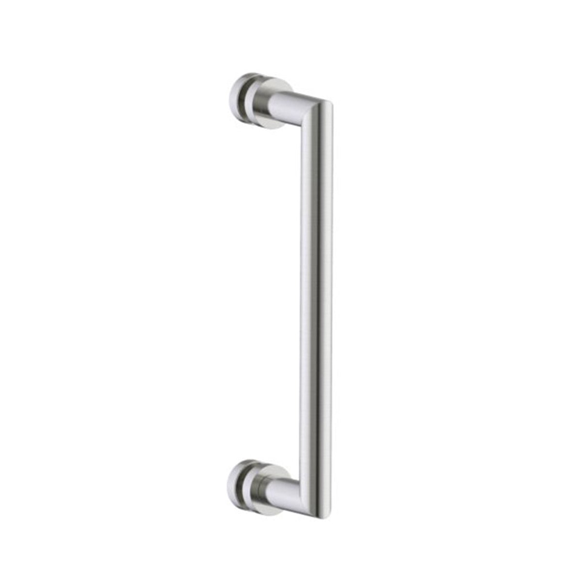 Oslo Single Shower Door Handle - Door Mount - 12 BrassBrushed Nickel