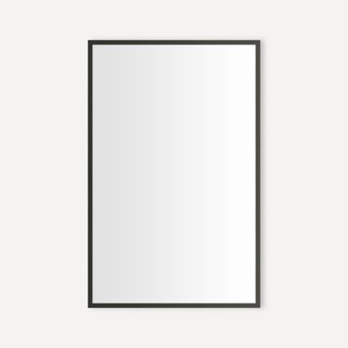 Robern CM2030TF68 Thin Framed Metal Mirror 20 x 30 x 1-34 Iron Black