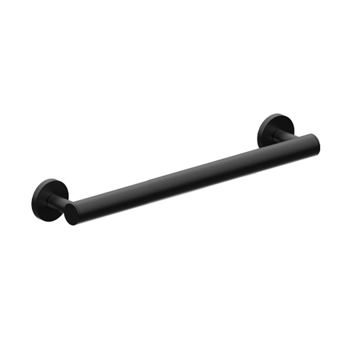 Series 1 Round Grab Bar - Wall Mount - 42 ZincStainless SteelMatt Black