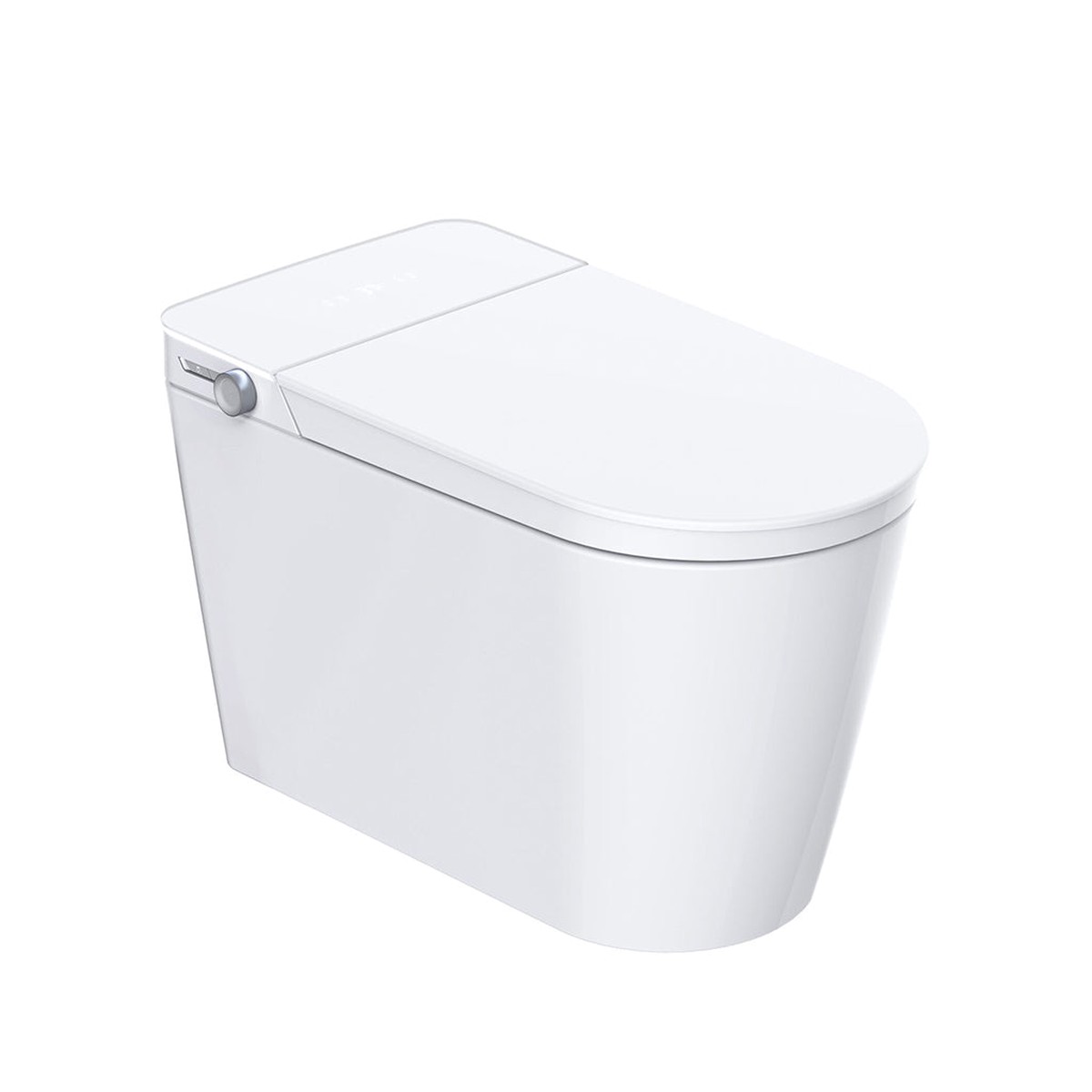Subway Bidet Seat Tankless One Piece Toilet - Floor Mount - 16 PorcelainWhite