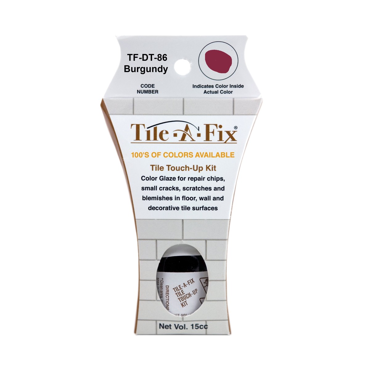 TF-DT-86 Tile-A-Fix Tile Touch Up Repair Glaze - Daltile Burgundy