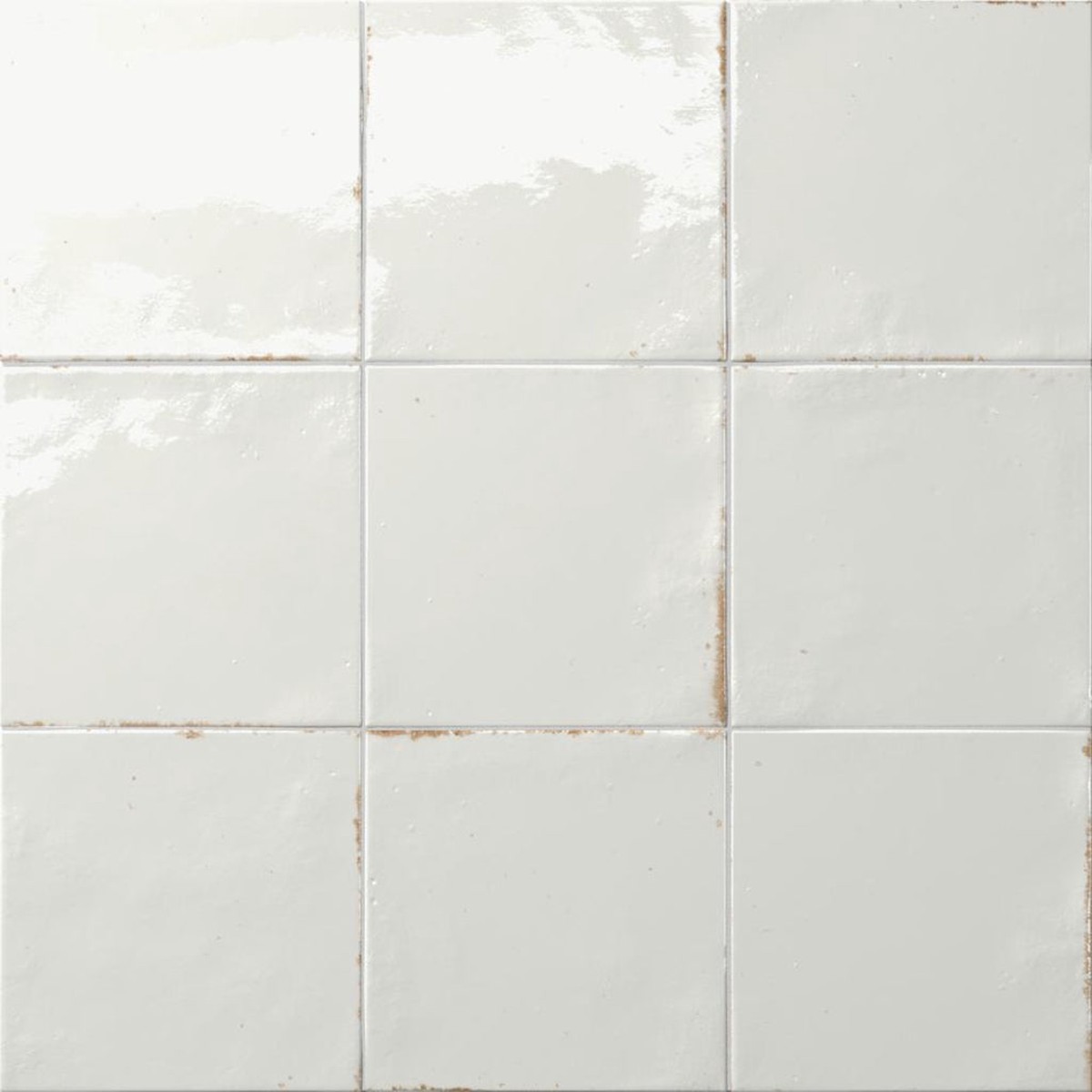 Agadir Mist Floor Tile - Wall Or Floor Mount - 58 x 58 PorcelainGloss White