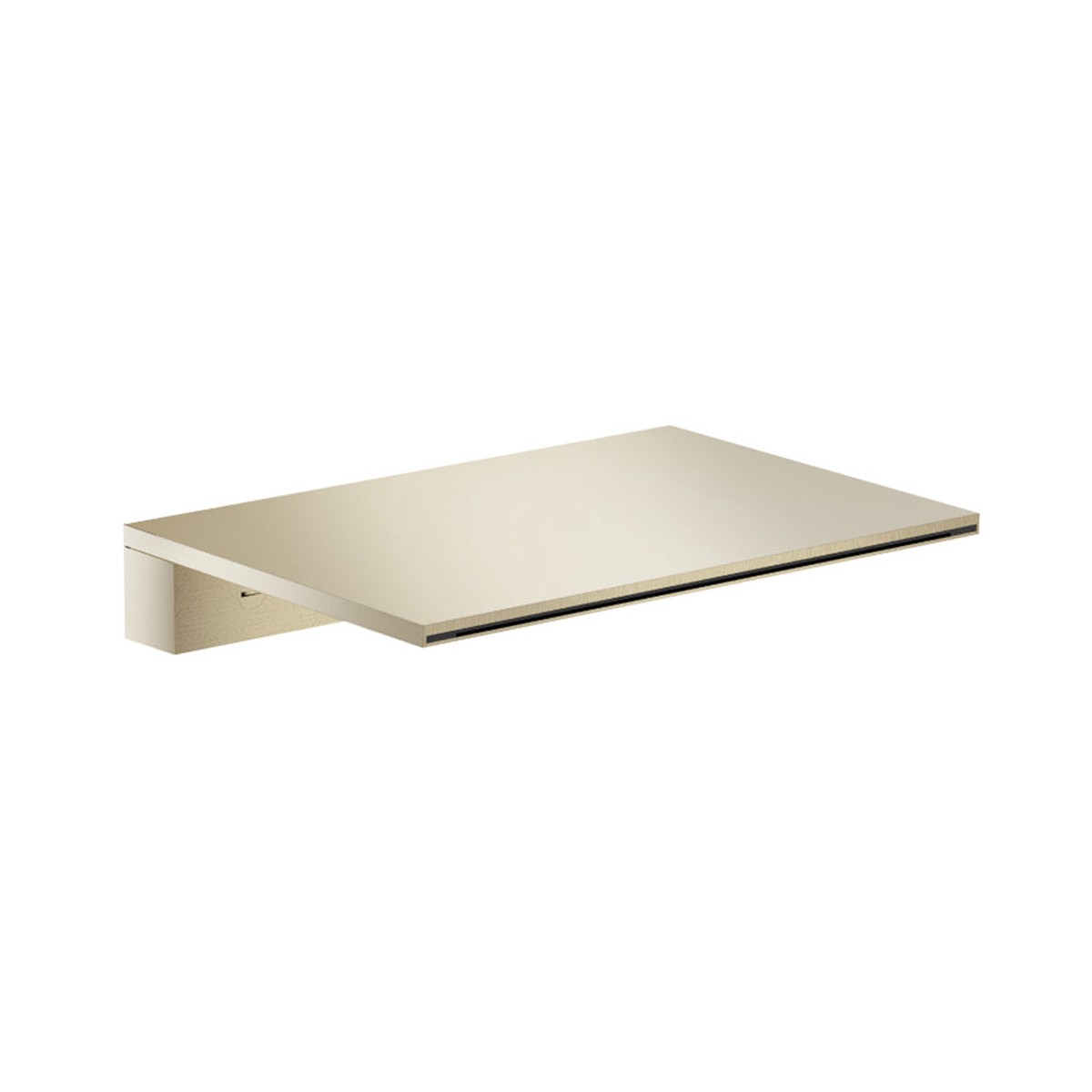 Cascade Flow Water Fall Tub Spout - Wall Mount - 12 BrassBrushed Nickel