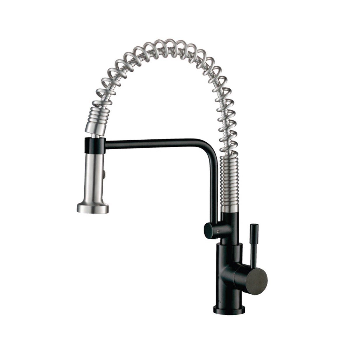 Caso Semi-Professional Dual Spray Pull Out Kitchen Faucet - Single Hole - 20 Stainless SteelMatt Black