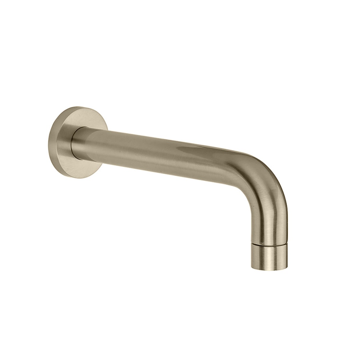 Contempo Tub Spout - Wall Mount - 8 BrassPolished Nickel
