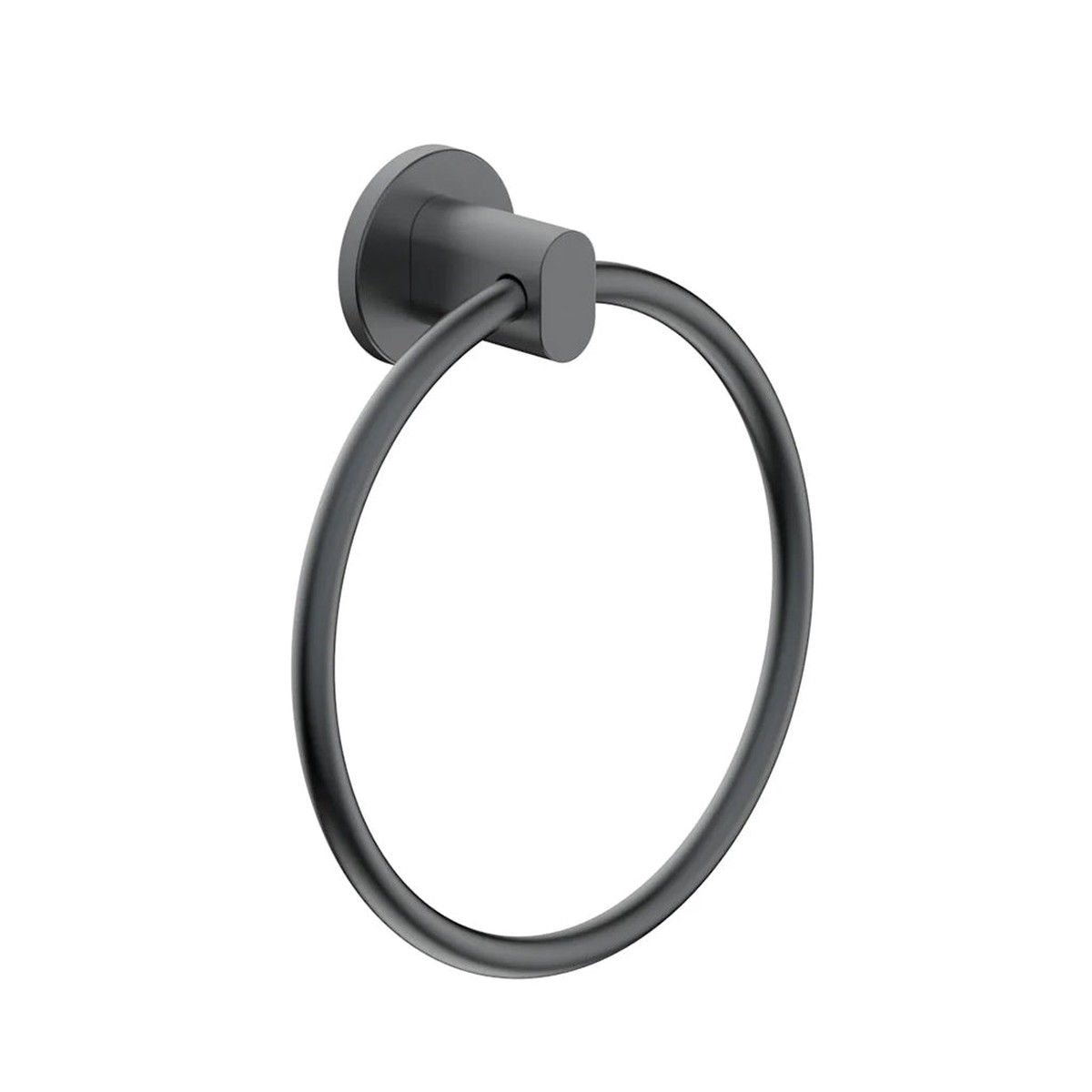 Contemporary Towel Ring - Wall Mount - 6 BrassGun Metal