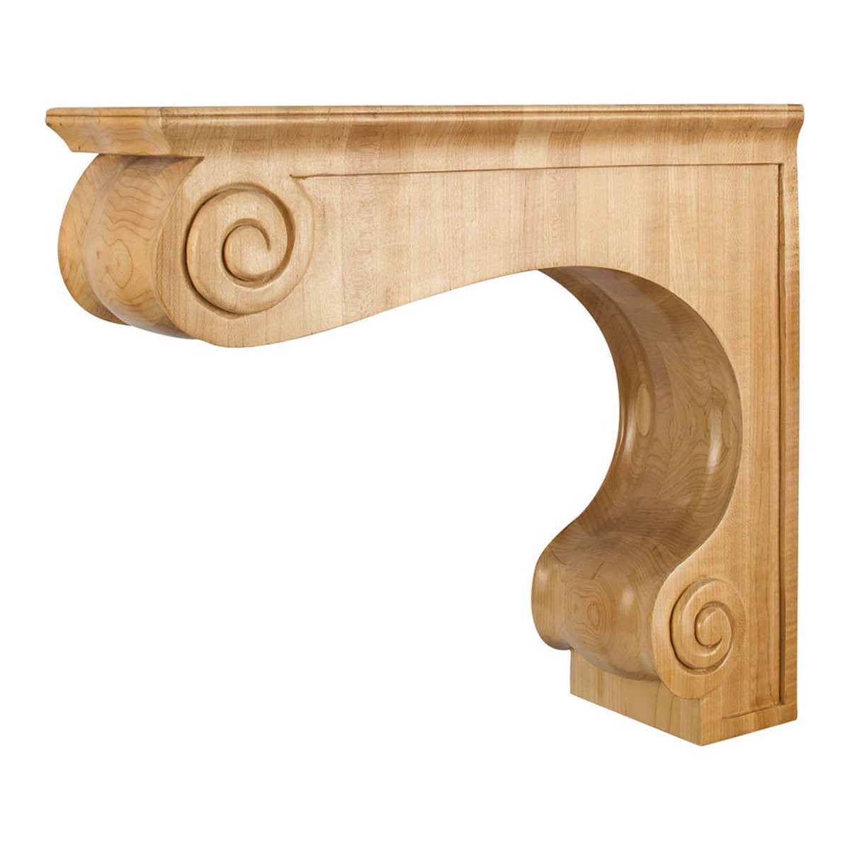 Hardware Resources 6 x 18 x 16 Hard Maple Range Hood Corbel