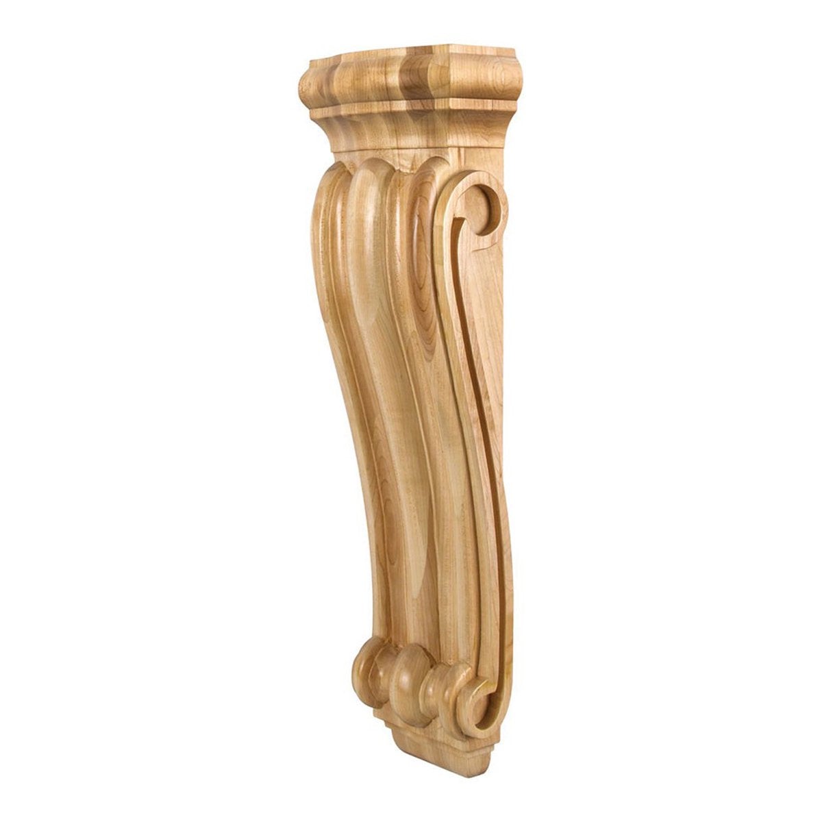 Hardware Resources 7 x 3-34 x 22 Cherry Smooth Profile Scrolled Corbel