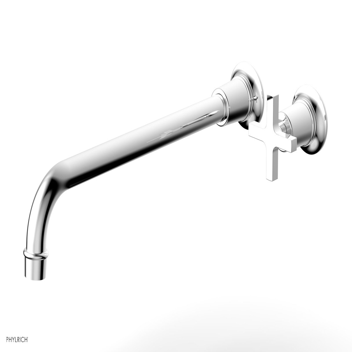 HEX MODERN 14 Single Handle Wall Lavatory Set - Cross Handle 501-17-14