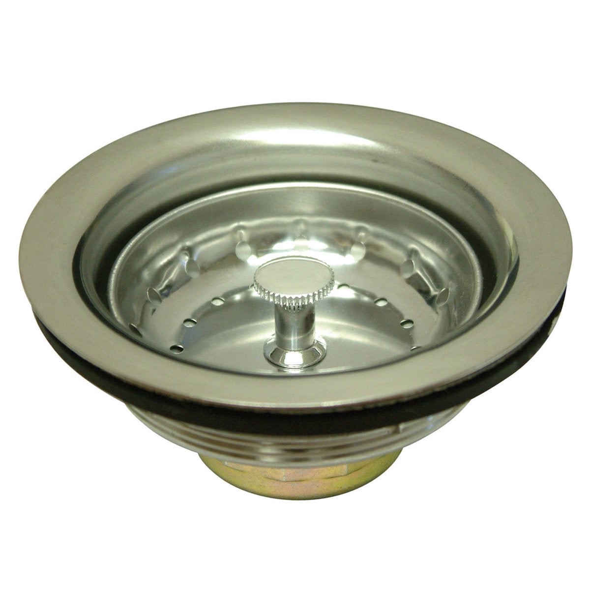 Kingston Brass Gourmetier Made to Match K111 Stainless Steel Kitchen Sink Waste Basket in Satin Nickel