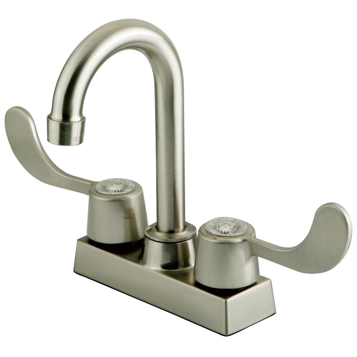 Kingston Brass Vista Handle 4 Centerset Bar Faucet in Satin Nickel