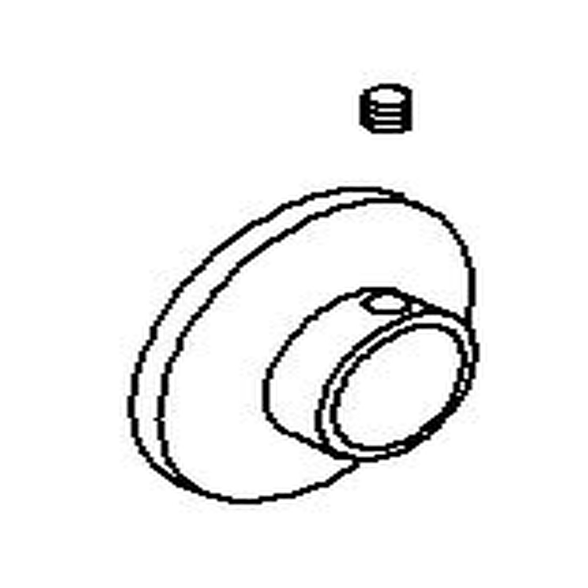 KOHLER K-20345 Escutcheon WScrew