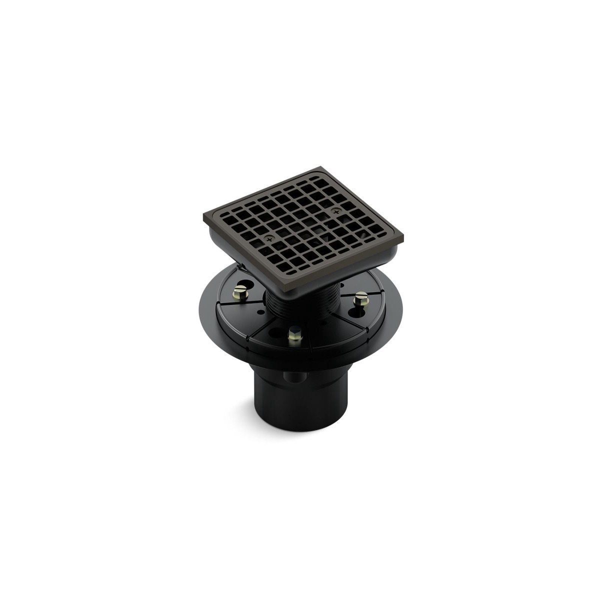KOHLER K-9136 Clearflo Square design tile-in shower drain