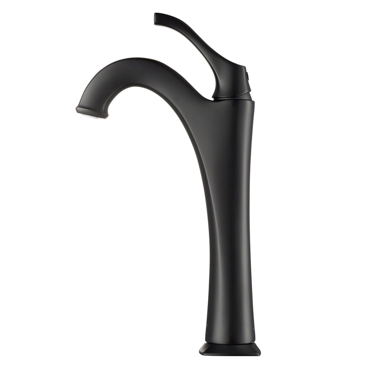 KRAUS Arlo Single Handle Vessel Bathroom Faucet in Matte Black