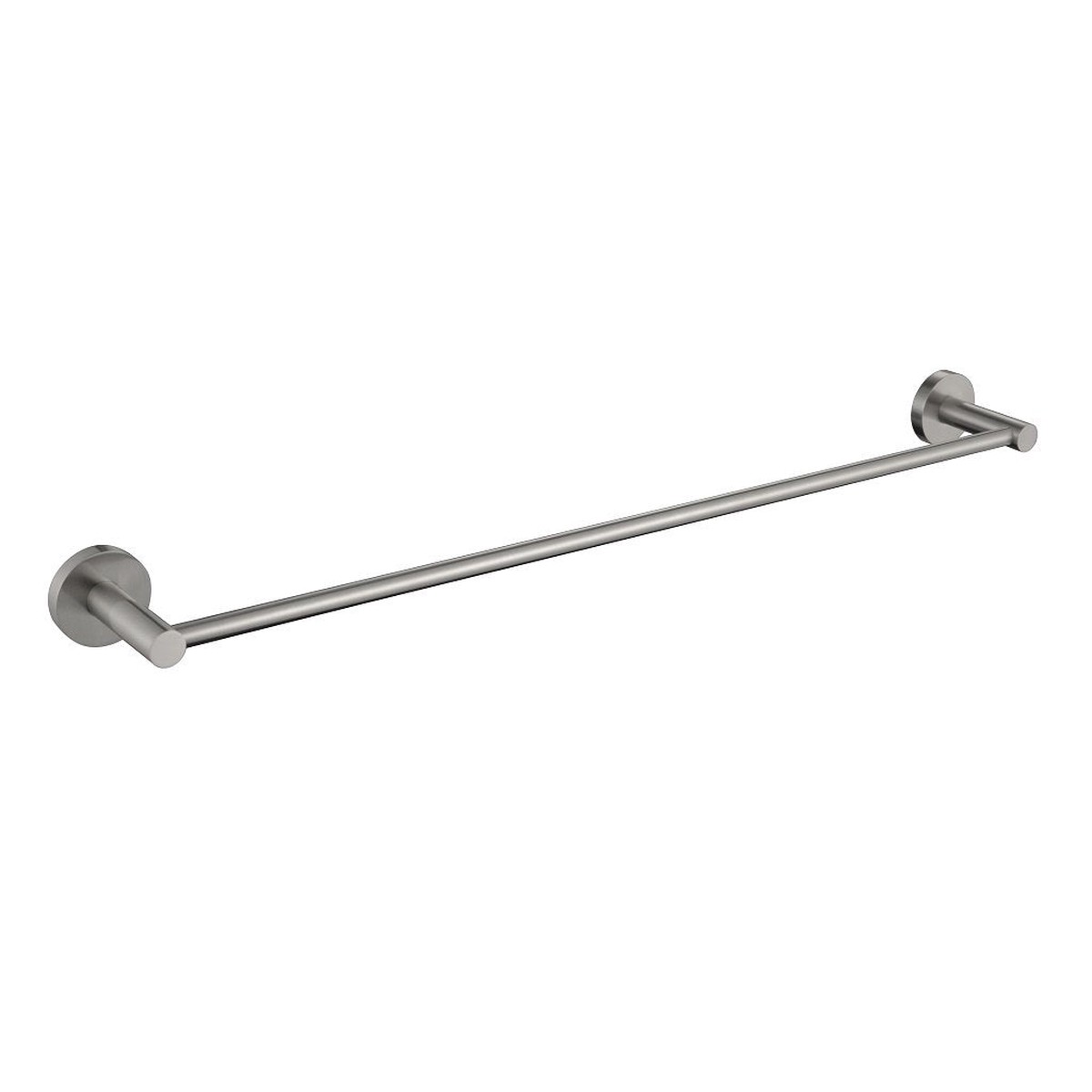 Metro Single Towel Bar - Wall Mount - 24 BrassBrushed Nickel