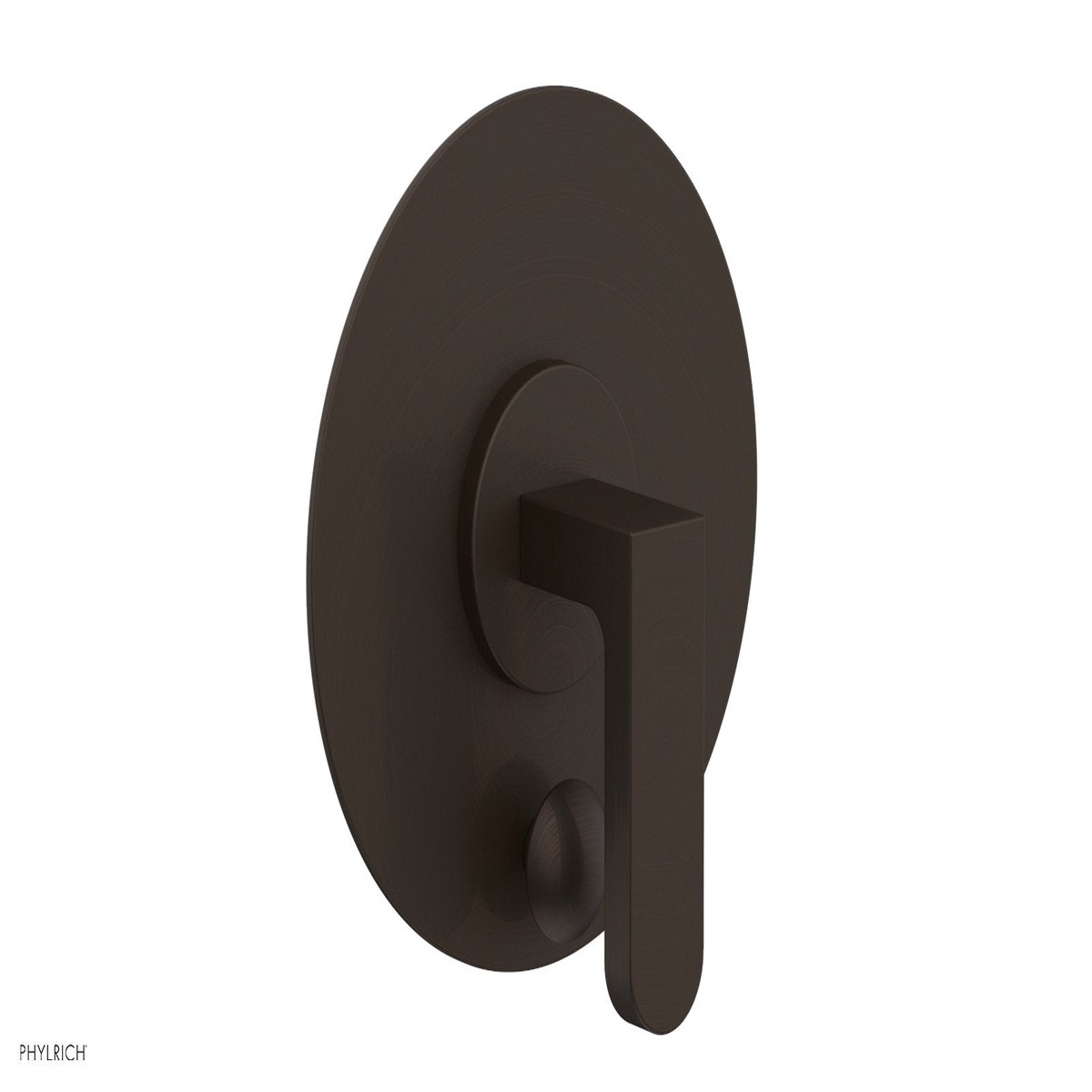ROND Pressure Balance Shower Plate with Diverter and Handle Trim Set 4-554