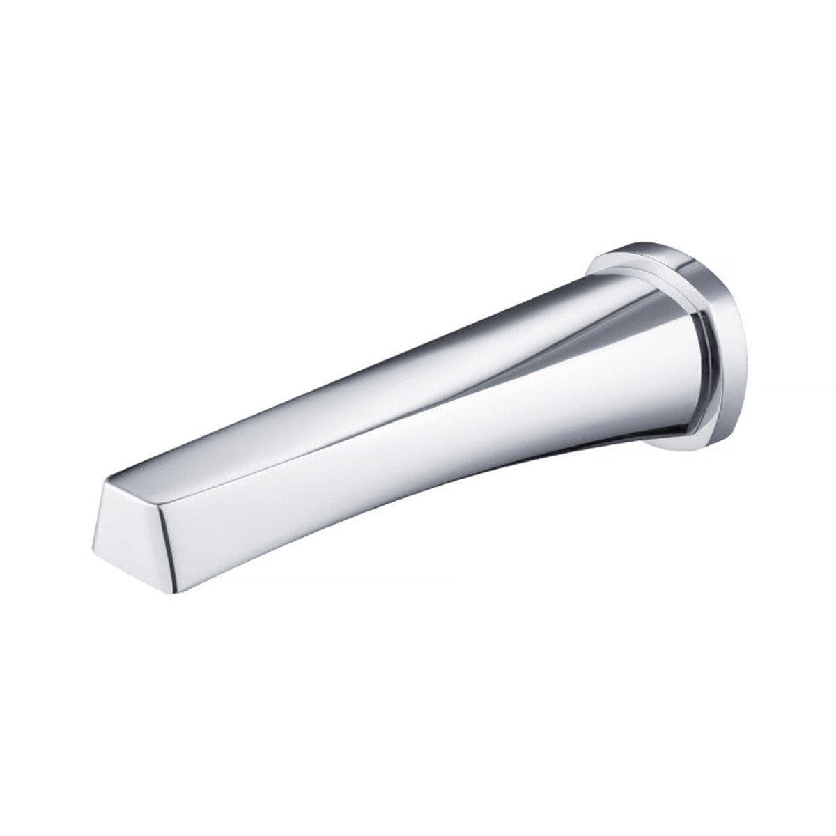 Serie 240 Non Diverting Tub Spout - Wall Mount - 10 BrassPolished Chrome