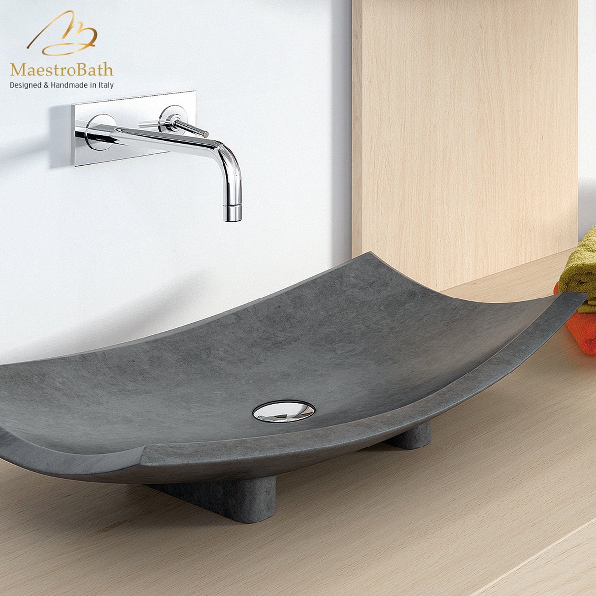 Stone Bora Bora Contemporary Natural Stone Sink